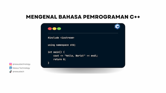 Bahasa C++ adalah 