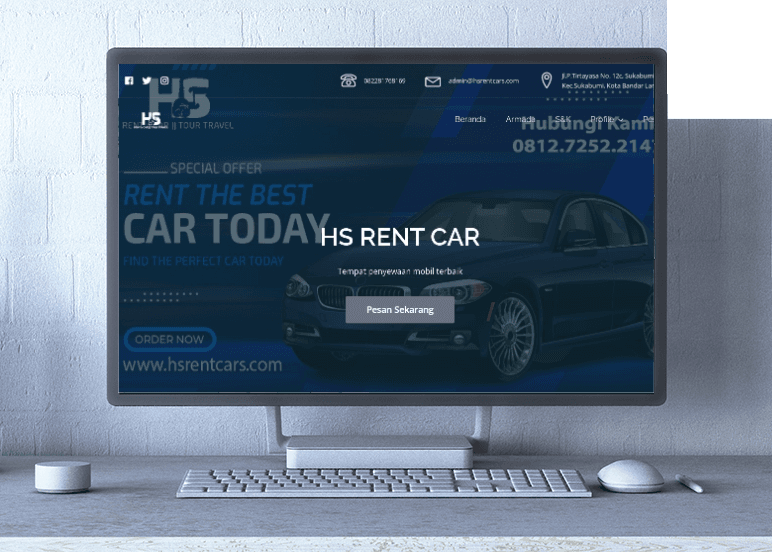 Website Company Profile HS Rent Car