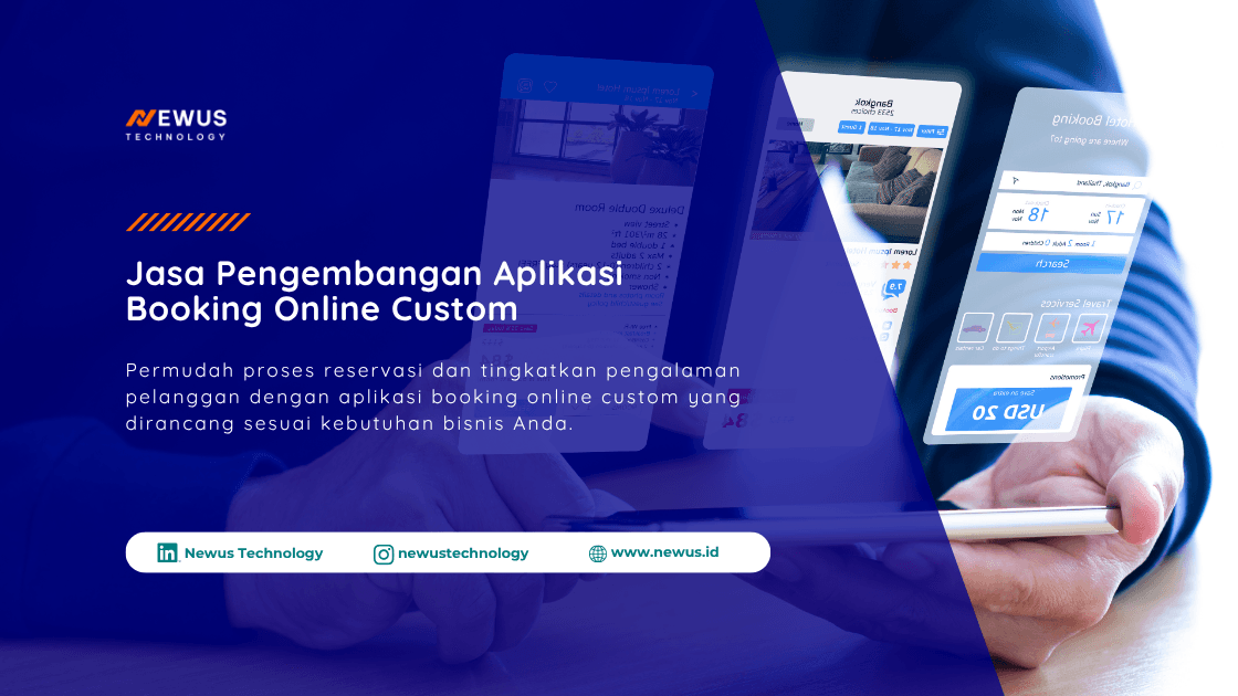 Jasa pengembangan aplikasi booking online custom untuk sistem reservasi digital
