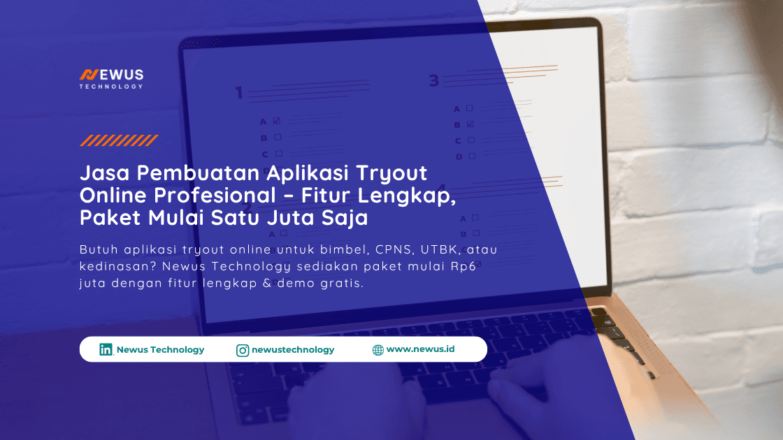 jasa aplikasi tryout online untuk bimbel CPNS UTBK kedinasan