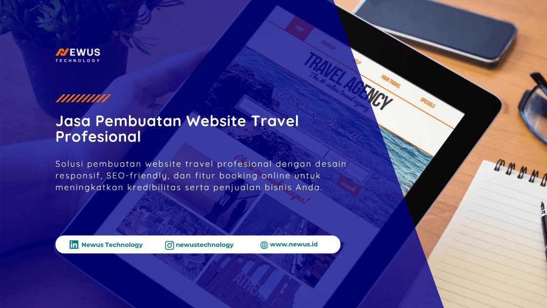 Jasa pembuatan website travel profesional untuk agen perjalanan dan tour operator