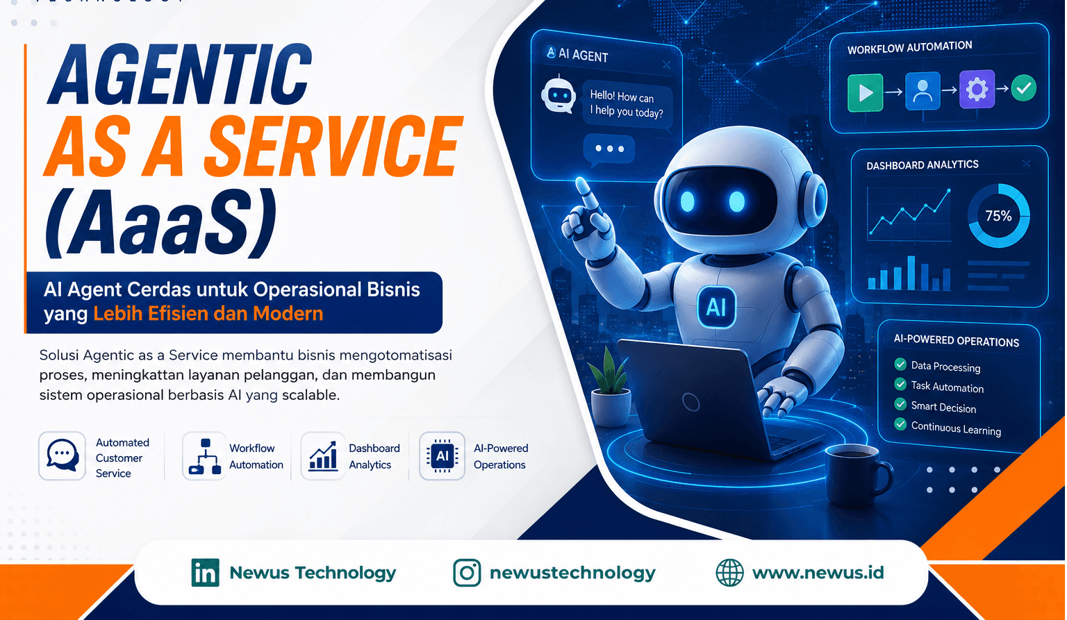Transformasi Operasional Bisnis di Era AI dengan Agentic as a Service (AaaS)