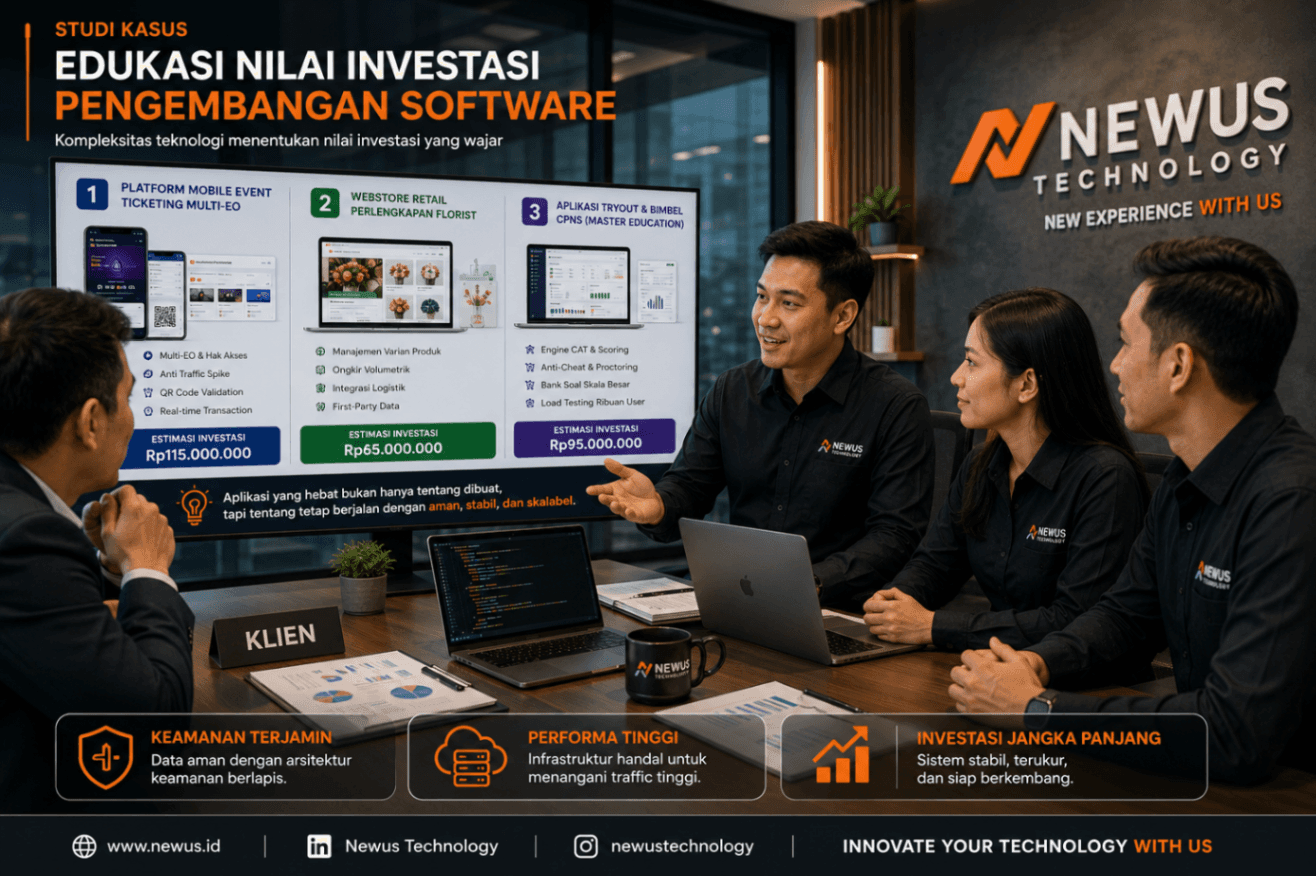 Nilai Investasi Pengembangan Software Berdasarkan Kompleksitas Teknologi